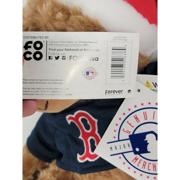 Forever Collectibles Boston Red Sox Teddy Bear Forever Collectibles New $39 - Picture 5 of 11